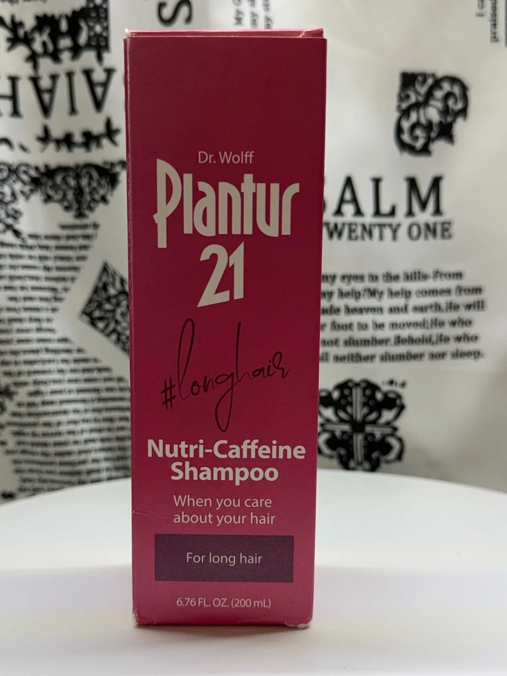 21 Nutri-Caffeine Shampoo for Long Hair - Pink